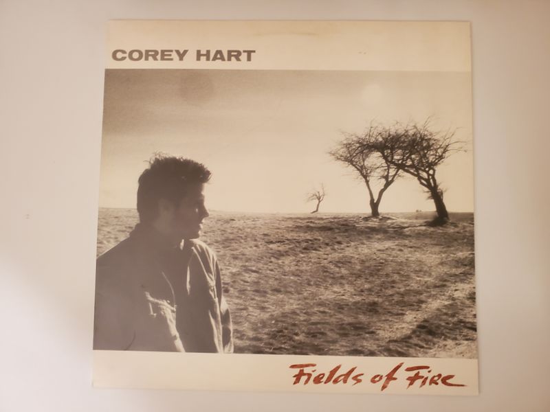 Corey Hart Fields of Fire vinyl record